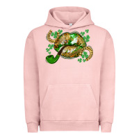 Pigment Salmon St. Patrick's Day lips Urban Hoodie - CowGirlArtShop