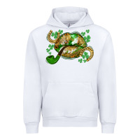 White St. Patrick's Day lips Urban Hoodie - CowGirlArtShop