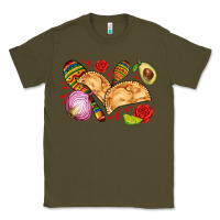 Army Green empanadas roses onion lime and avocado Classic Tee - AdoDesignShop