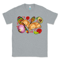 Heather Grey empanadas roses onion lime and avocado Classic Tee - AdoDesignShop