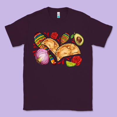 Empanadas Roses Onion Lime And Avocado Classic Tee Designed By Adodesignshop