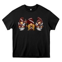 Black football gnomes Heavy Core Tee - BarkalooDesign