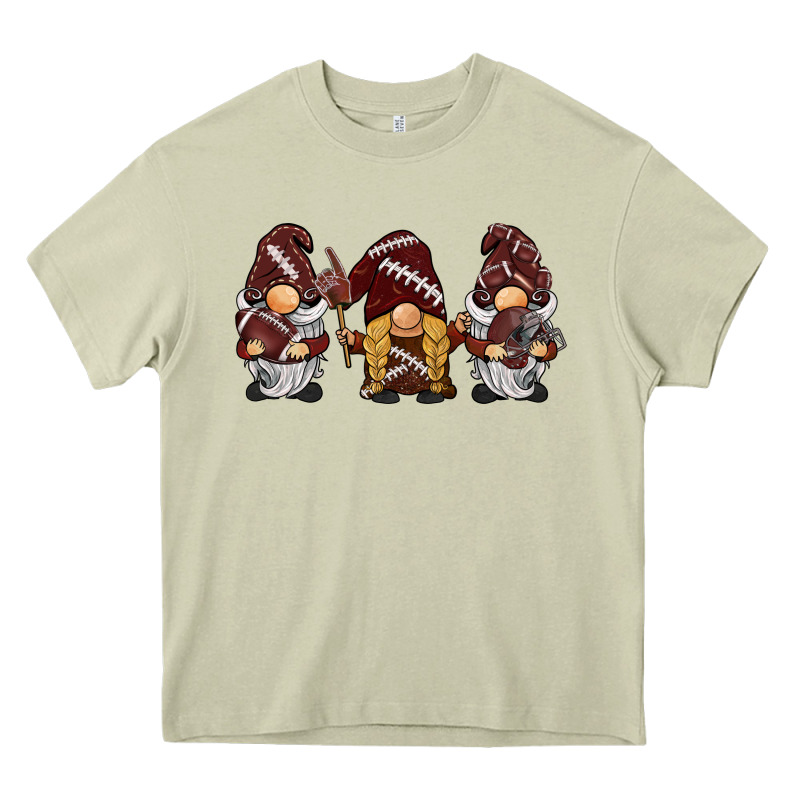 Football Gnomes Heavy Core Tee by BarkalooDesign | Teevron