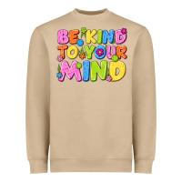 Mushroom be kind to your mind Heavyweight Sweatshirt - NancyCooperArtShop