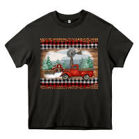 Asphalt Christmas farm and truck Heavy Core Tee - RanaPortraitStore