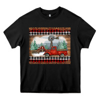 Black Christmas farm and truck Heavy Core Tee - RanaPortraitStore