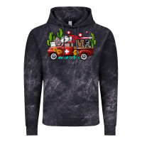 Cloud Black ma medical assistant nurse truck with cactus and sunflowers Vintage Hoodie - AdoDesignShop