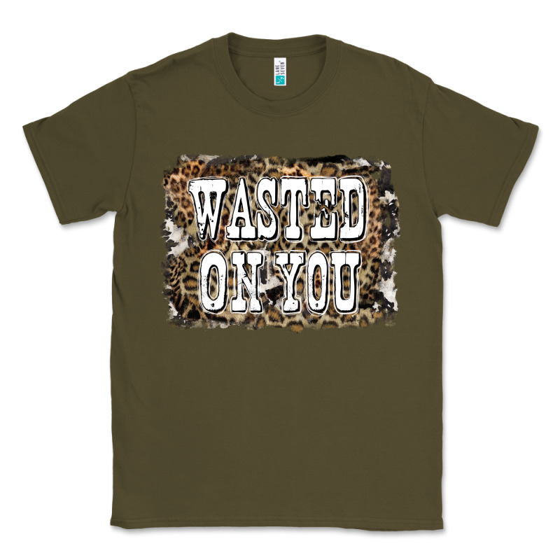 Western Wasted On You Background Classic Tee by LillyAllenDesigns | Teevron
