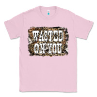 Bubblegum Pink Western Wasted On You Background Classic Tee - LillyAllenDesigns