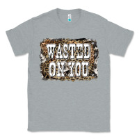 Heather Grey Western Wasted On You Background Classic Tee - LillyAllenDesigns