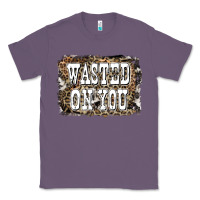 Lavender Western Wasted On You Background Classic Tee - LillyAllenDesigns