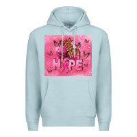 Blue Mist hope cancer nails Premium Hoodie - NancyCooperArtShop