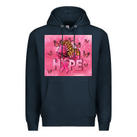 Navy hope cancer nails Premium Hoodie - NancyCooperArtShop