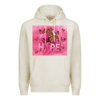 Oatmeal Heather hope cancer nails Premium Hoodie - NancyCooperArtShop