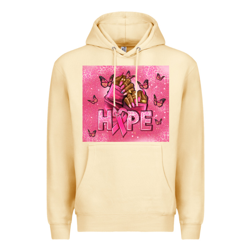 Hope Cancer Nails Premium Hoodie by NancyCooperArtShop | Teevron