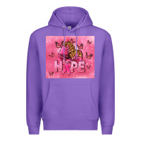 Purple hope cancer nails Premium Hoodie - NancyCooperArtShop