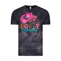 Cloud Black valentines day cowgirl hat and howdy Vintage Tee - AdoDesignShop