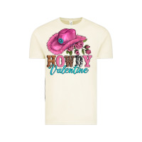 Valentines Day Cowgirl Hat And Howdy Vintage Tee | Teevron