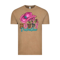 Vintage Coffee valentines day cowgirl hat and howdy Vintage Tee - AdoDesignShop