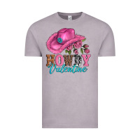 Vintage Zinc valentines day cowgirl hat and howdy Vintage Tee - AdoDesignShop