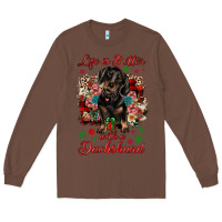 Chestnut Christmas life is better with a dachshund Long Sleeve Tee - JahusDesignShop