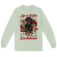 Matcha Christmas life is better with a dachshund Long Sleeve Tee - JahusDesignShop