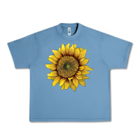 Pebble Blue sunflower Urban Heavy Tee - Artiststas