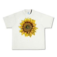 Pistachio sunflower Urban Heavy Tee - Artiststas