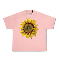 Salmon sunflower Urban Heavy Tee - Artiststas