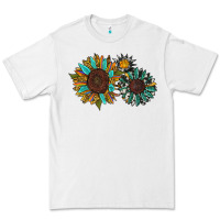 White western sunflowers Premium Tee - RanaPortraitStore