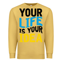 Antique Gold YOUR LIFE YOUR IDEA V2 Premium Sweatshirt - Bettercallsaul