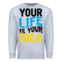 Heather Grey YOUR LIFE YOUR IDEA V2 Premium Sweatshirt - Bettercallsaul