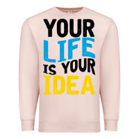 Pale Pink YOUR LIFE YOUR IDEA V2 Premium Sweatshirt - Bettercallsaul
