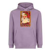 Lavender Behave Santa Heavyweight Hoodie - Bettercallsaul