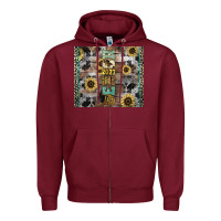 Burgundy Senior 2023 western Zipper Hoodie - NancyCooperArtShop