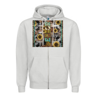 Dove Grey Senior 2023 western Zipper Hoodie - NancyCooperArtShop