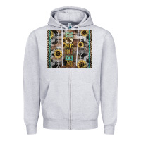 Heather Grey Senior 2023 western Zipper Hoodie - NancyCooperArtShop