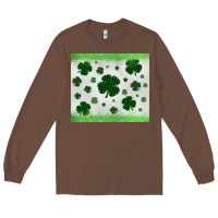 Chestnut shamrock Long Sleeve Tee - MaliasSmallBusiness