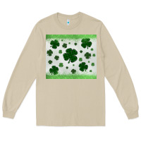 Mushroom shamrock Long Sleeve Tee - MaliasSmallBusiness