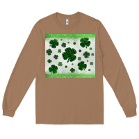 Toasted Coconut shamrock Long Sleeve Tee - MaliasSmallBusiness