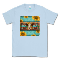 Dusty Blue hereford cattle mom coaster Classic Tee - Jasminsmagicworld