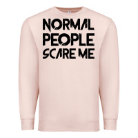 Pale Pink Normal People Scare Me Premium Sweatshirt - Bettercallsaul