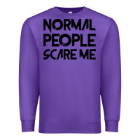 Purple Normal People Scare Me Premium Sweatshirt - Bettercallsaul
