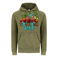Vintage Olive teacher life western truck and books Vintage Hoodie - AdoDesignShop