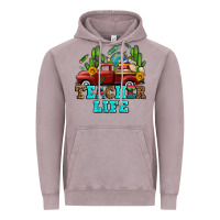 Vintage Zinc teacher life western truck and books Vintage Hoodie - AdoDesignShop