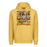 Antique Gold Happy Halloween Gnomes Premium Hoodie - texasbilliewilder