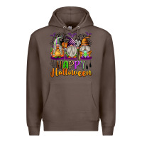 Coffee Happy Halloween Gnomes Premium Hoodie - texasbilliewilder