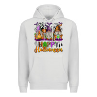Dove Grey Happy Halloween Gnomes Premium Hoodie - texasbilliewilder