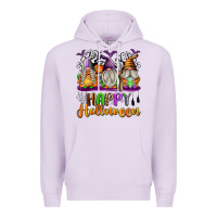 Lilac Happy Halloween Gnomes Premium Hoodie - texasbilliewilder