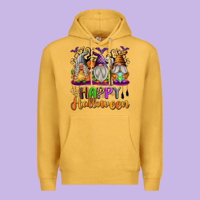 Happy Halloween Gnomes Premium Hoodie Designed By Texasbilliewilder